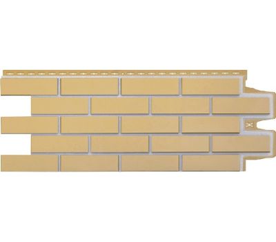 Фасадные панели Премиум клинкерный кирпич Песочный (шов RAL 7006) от производителя  Grand Line по цене 614 р