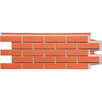Фасадные панели Премиум клинкерный кирпич Терракотовый (шов RAL 7006)