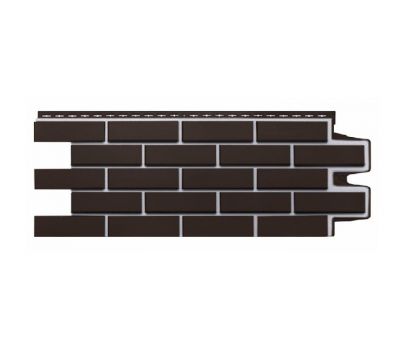 Фасадные панели Премиум клинкерный кирпич Шоколад (шов RAL 7006) от производителя  Grand Line по цене 614 р
