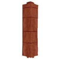 Угол наружный для Цокольного сайдинга Терракот Угол наружный для Цокольного сайдинга Терракот