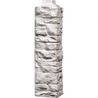 Угол наружный коллекция Скала Мелованный белый