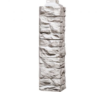 Угол наружный коллекция Скала Мелованный белый от производителя  Fineber по цене 590 р