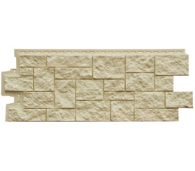 Фасадные панели Стандарт Дикий камень Бежевый от производителя  Grand Line по цене 485 р
