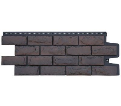 Фасадные панели Колотый Камень Элит Трюфель (чёрный шов) от производителя  Grand Line по цене 740 р