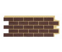 Фасадные панели Cостаренный кирпич Элит Каштан песочный ШОВ Фасадные панели Cостаренный кирпич Элит Каштан песочный ШОВ