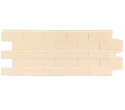 Фасадные панели Стандарт состаренный кирпич Бежевый от производителя  Grand Line по цене 488 р