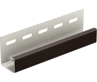 J-планка к Софиту PRO Тёмно коричневый J-планка к Софиту PRO Тёмно коричневый