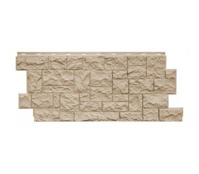 Цокольный сайдинг «Камень северный» Перламутрово-бежевый от производителя  Nordside по цене 555 р