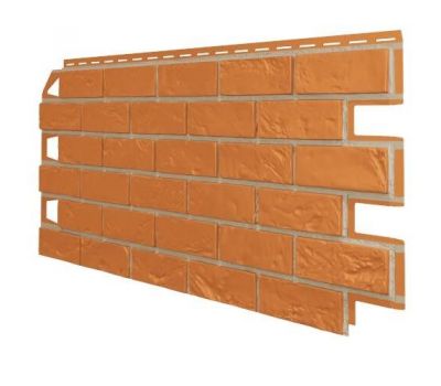 Фасадные панели (цокольный сайдинг) Оптима Кирпич Терракотовый от производителя  ТЕХНОНИКОЛЬ по цене 590 р