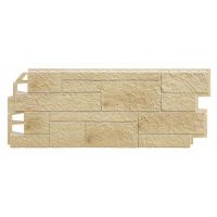 Фасадные панели (цокольный сайдинг) Песчаник Кремовый Фасадные панели (цокольный сайдинг) Песчаник Кремовый