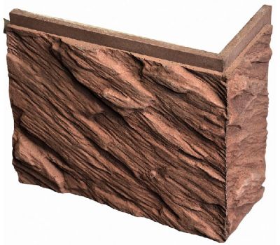 Угловой  элемент«Горный пласт» от производителя  «Кирисс Фасад» по цене 370 р