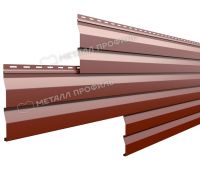 Металлический сайдинг МП СК-14х226 (PURMAN-20-3011-0.5) Коричнево-красный Металлический сайдинг МП СК-14х226 (PURMAN-20-3011-0.5) Коричнево-красный