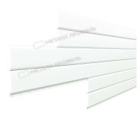 Металлический сайдинг Lбрус-15х240 (ПЭП-01-9003-0.45) Белый