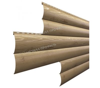 Металлический сайдинг Woodstock-Т-28х330 (ECOSTEEL_T-01-Сосна-0.5) от производителя  Металл Профиль по цене 1 550 р