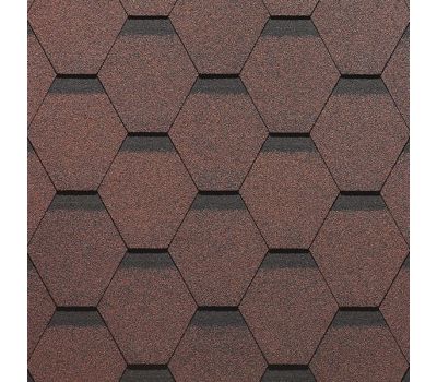 Гибкая черепица СОТА Красный от производителя  Docke по цене 612 р