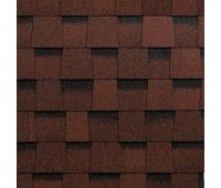 Двухслойная Гибкая черепица Фазенда – Красный