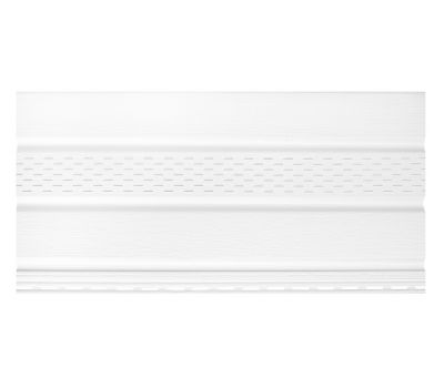 Софит тройной с частичной перфорацией посередине Белый от производителя Tecos по цене 525 р Софит тройной с частичной перфорацией посередине Белый от производителя Tecos по цене 525 р