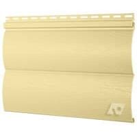 Виниловый сайдинг серия «Blockhouse D4,5», Кремовый