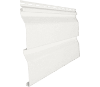 Виниловый сайдинг серия «D 4,5 Dutchlap», Белый от производителя  Vinyl-On по цене 396 р