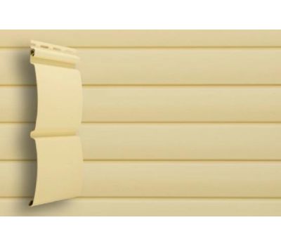 Виниловый сайдинг классик D4.8 Блокхаус - Ванильный от производителя  Grand Line по цене 373 р