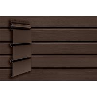 Виниловый сайдинг Архитектурный планкен Acryl Тёмный Дуб Виниловый сайдинг Архитектурный планкен Acryl Тёмный Дуб