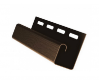 J-профиль (J-trim) коричневый для винилового сайдинга