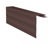 Приоконная планка (околооконный профиль) коричневый для сайдинга