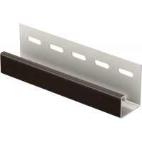 J-планка к Софиту PRO Тёмно коричневый