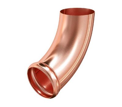 Отвод трубы декорированный Медь 125/90  от производителя  Aquasystem по цене 11 347 р