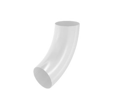Колено трубы RAL 9003 Белый 125/90 от производителя  Aquasystem по цене 1 032 р