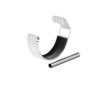 Соединитель желоба с резиновым уплотнителем RAL 9003 Белый 125/90 Соединитель желоба с резиновым уплотнителем RAL 9003 Белый 125/90