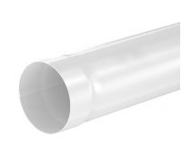 Труба водосточная RAL 9003 Белый 1.00м 125/90