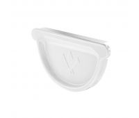 Заглушка универсальная с резиновым уплотнителем RAL 9003 Белый 125/90