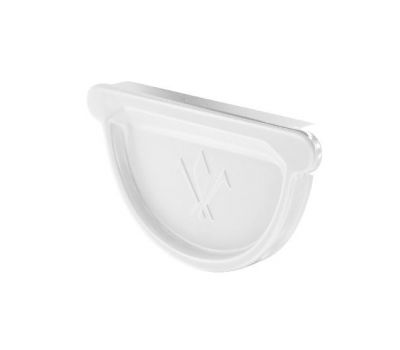 Заглушка универсальная с резиновым уплотнителем RAL 9003 Белый 125/90 от производителя  Aquasystem по цене 528 р