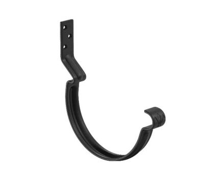Крюк крепления желоба короткий RAL 9005 Чёрный 125/90 от производителя  Aquasystem по цене 324 р