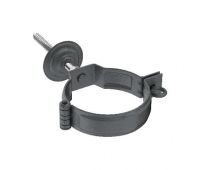 Декоративный хомут трубы под метиз с комплектом крепления RR 23 Маренго matt 125/90 Декоративный хомут трубы под метиз с комплектом крепления RR 23 Маренго matt 125/90