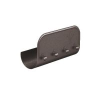 Ограничитель перелива прямой RR 32 Тёмно-коричневый matt 150/100