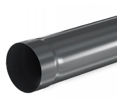 Труба водосточная RAL 7024 Тёмно-серый 1.00м 125/90 от производителя  Aquasystem по цене 579 р