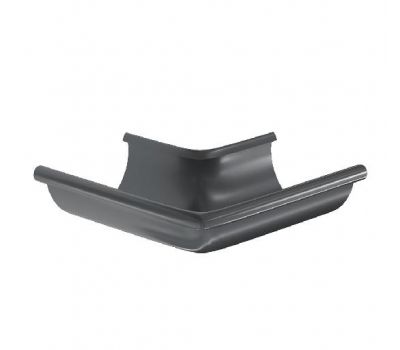 Угол желоба, наружный 90° RAL 7024 Тёмно-серый 125/90 от производителя  Aquasystem по цене 797 р