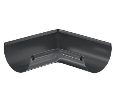 Угол желоба, внутренний 90° RAL 7024 Тёмно-серый 125/90 от производителя  Aquasystem по цене 797 р