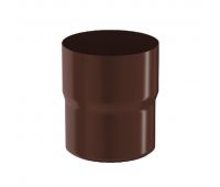 Соединитель трубы RAL 8017 Тёмно Коричневый 125/90