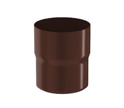 Соединитель трубы RAL 8017 Тёмно Коричневый 125/90 от производителя  Aquasystem по цене 1 021 р