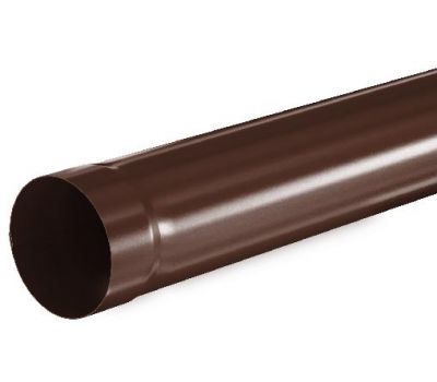 Труба водосточная RAL 8017 Коричневый 1.00м 125/90 от производителя  Aquasystem по цене 579 р