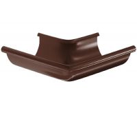 Угол желоба, наружный 90° RAL 8017 Тёмно Коричневый 150/100