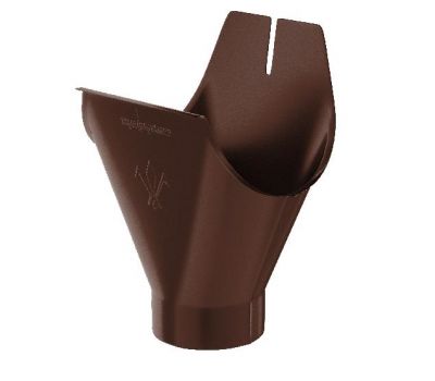 Воронка желоба RAL 8017 Коричневый 125/90 от производителя  Aquasystem по цене 377 р