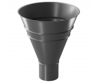 Воронка водосборная круглая ГРАФИТ (RAL 7024)