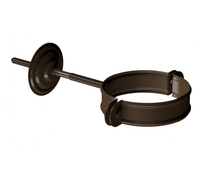 Хомут трубы D90, КАШТАН (RAL 8017) от производителя  Docke по цене 535 р