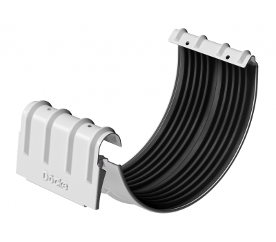 Соединитель желобов с замком D125, ПЛОМБИР (RAL 9010) от производителя Docke по цене 430 р Соединитель желобов с замком D125, ПЛОМБИР (RAL 9010) от производителя Docke по цене 430 р