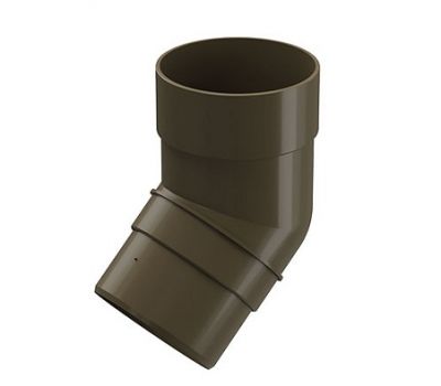 Колено 45˚ Premium ПВХ Каштан от производителя  Docke по цене 253 р