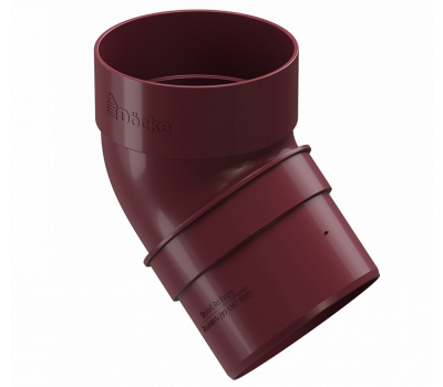 Колено трубы 45° Красный от производителя  Docke по цене 210 р